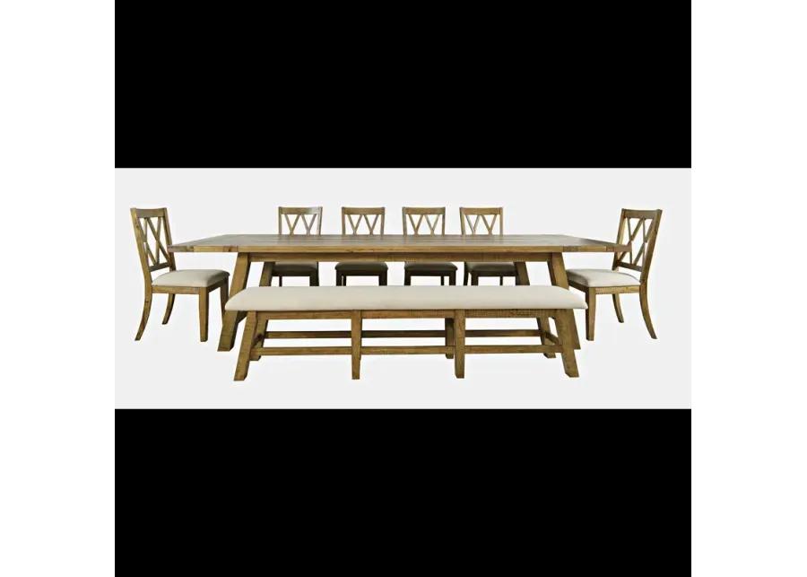 Telluride 85" Dining Bench - Gold