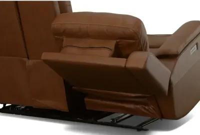 Henry Power Reclining Loveseat w/Console, Power Headrest & Lumbar