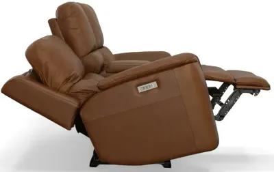 Henry Power Reclining Loveseat w/Console, Power Headrest & Lumbar