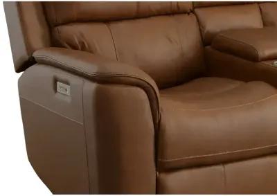 Henry Power Reclining Loveseat w/Console, Power Headrest & Lumbar