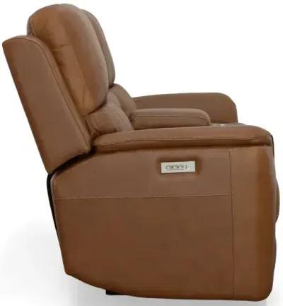 Henry Power Reclining Loveseat w/Console, Power Headrest & Lumbar