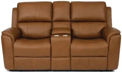 Henry Power Reclining Loveseat w/Console, Power Headrest & Lumbar