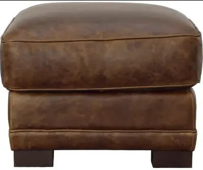 Leather Ottoman