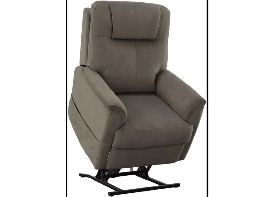 TRU Motion Lift Chair w/Headrest & Lumbar - Arula Elephant