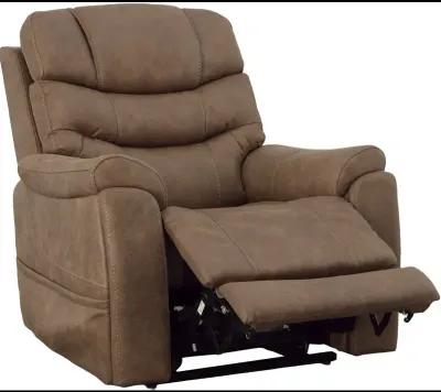 Dual Motor Lift Chair With Headrest & Lumbar & Air Massage  - Canyon Silt