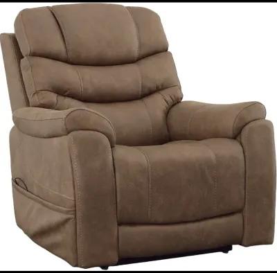 Dual Motor Lift Chair With Headrest & Lumbar & Air Massage  - Canyon Silt