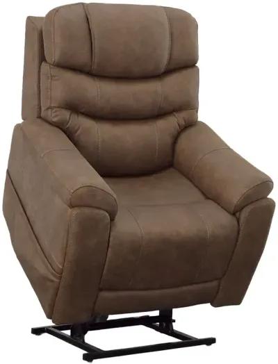 Dual Motor Lift Chair With Headrest & Lumbar & Air Massage  - Canyon Silt