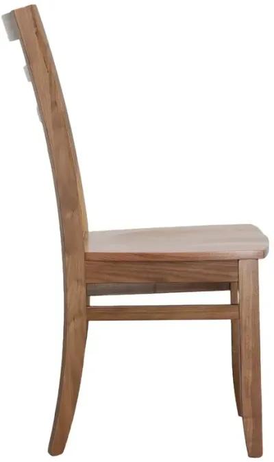 Dexter Side Chair w/Wood Seat - Walnut