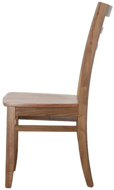 Dexter Side Chair w/Wood Seat - Walnut