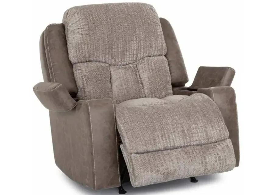 Denali Power Reclining Rocker Recliner w/ Power Headrest - Boswell Dove