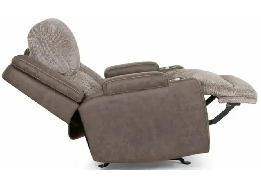 Denali Power Reclining Rocker Recliner w/ Power Headrest - Boswell Dove