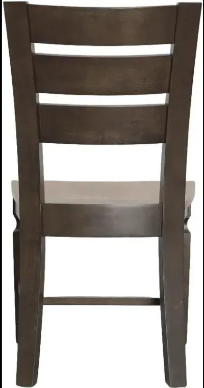 Ladderback Chair in Hickory & Coal