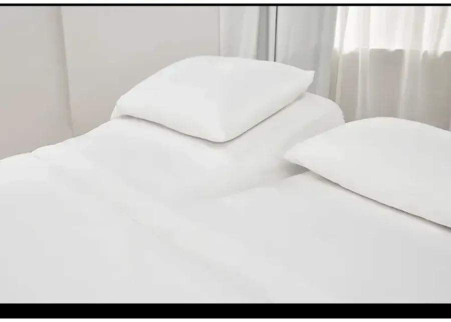 Hyper-Cotton Sheet Set-Bright White-Split Head Queen