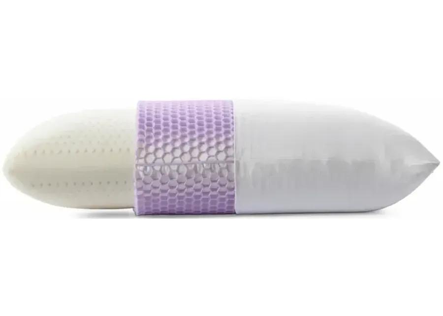 Purple Harmony Low Standard Pillow