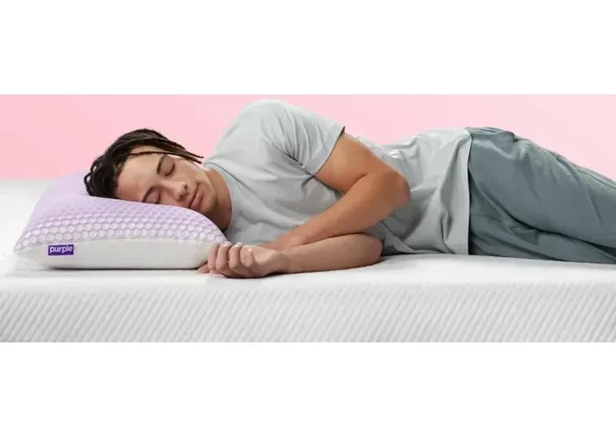 Purple Harmony Low Standard Pillow