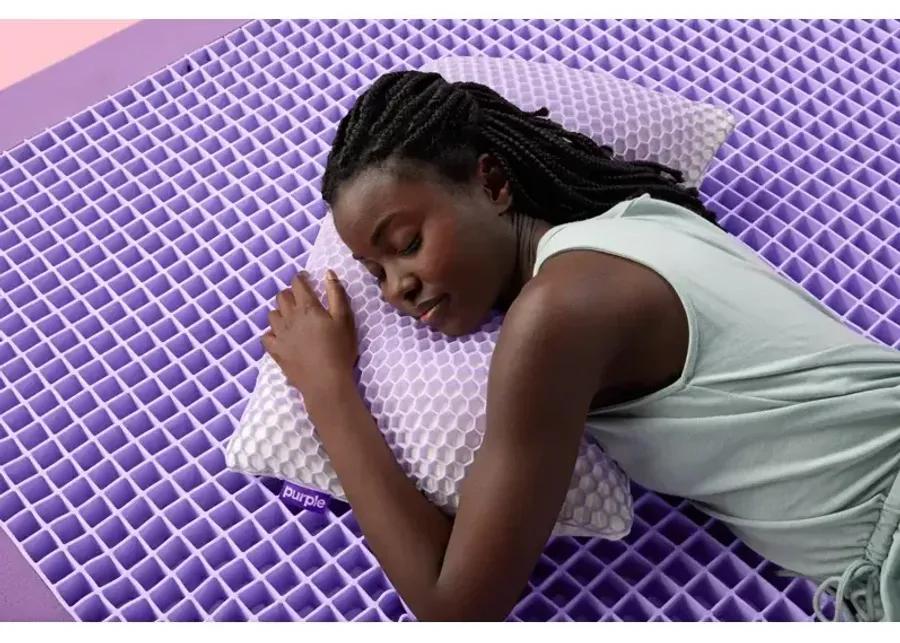 Purple Harmony Low Standard Pillow