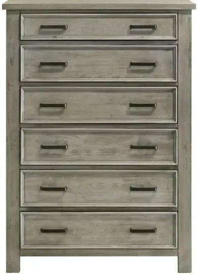 Sullivan 6 Drawer Chest - Drift Grey