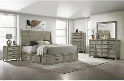 Sullivan 3 Drawer Nightstand  - Drift Grey