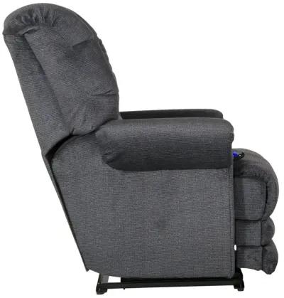 Malone Power "Lay Flat" Recliner w/Ext Otto - Ink