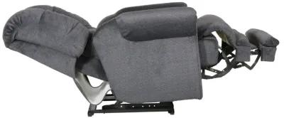 Malone Power "Lay Flat" Recliner w/Ext Otto - Ink