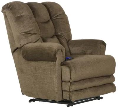 Malone Power Lay Flat Recliner - Truffle