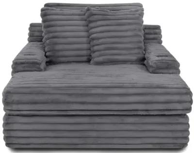 Bellini Chaise Lounger (w/ Cupholders) - Cloud Dark Gray