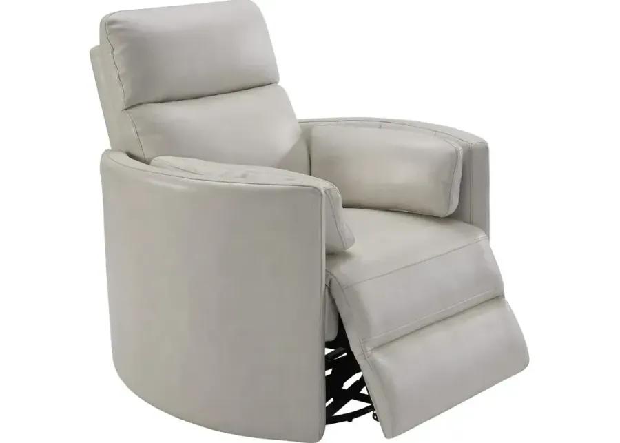 Radius Florence Ivory Power Cordless Swivel Glider Recliner