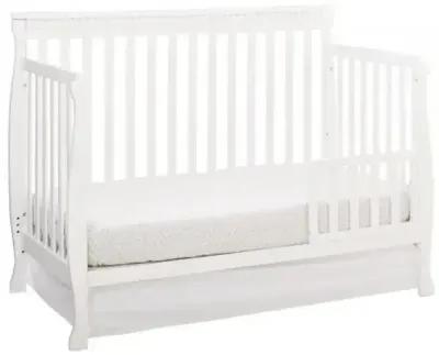 Emery Convertible Slat Crib - White