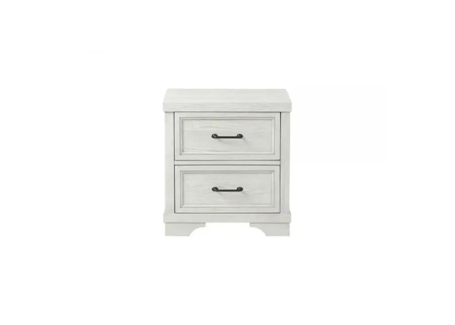 Foundry Nightstand - White Dove