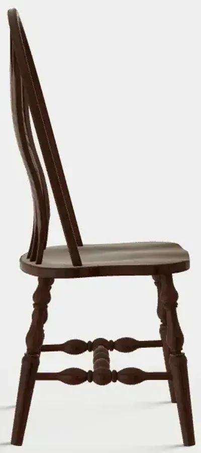 Bowback Side Chair - Cherry