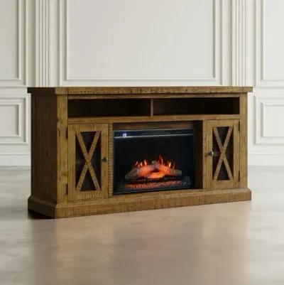 Telluride Electric Fireplace Media Console