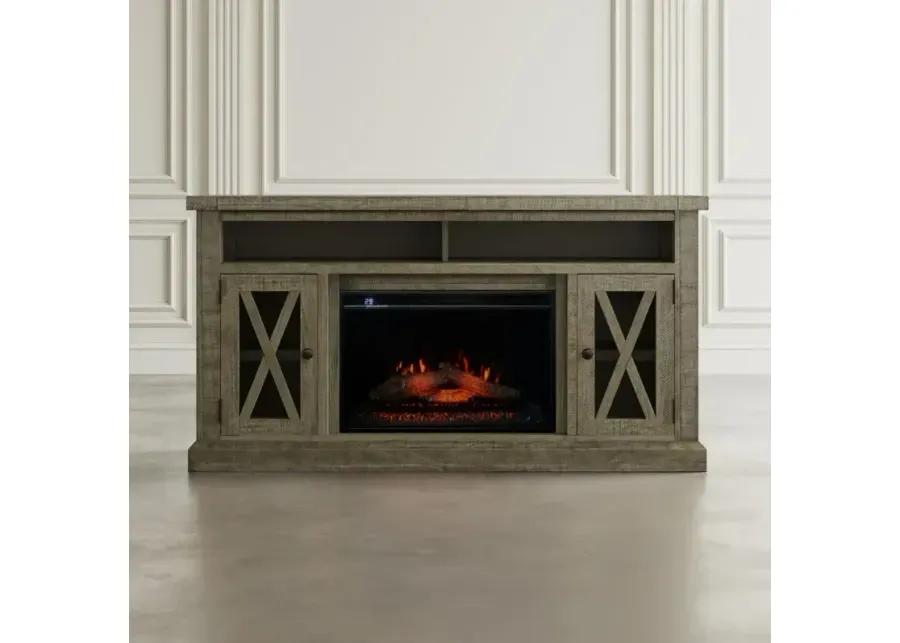 Telluride Electric Fireplace Media Console