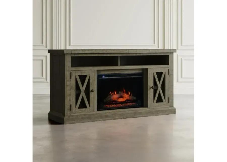 Telluride Electric Fireplace Media Console