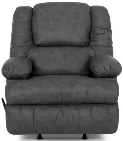 Clayton Rocker Recliner w/ Storage Arms, Cupholder, and Massage - Easter Slate