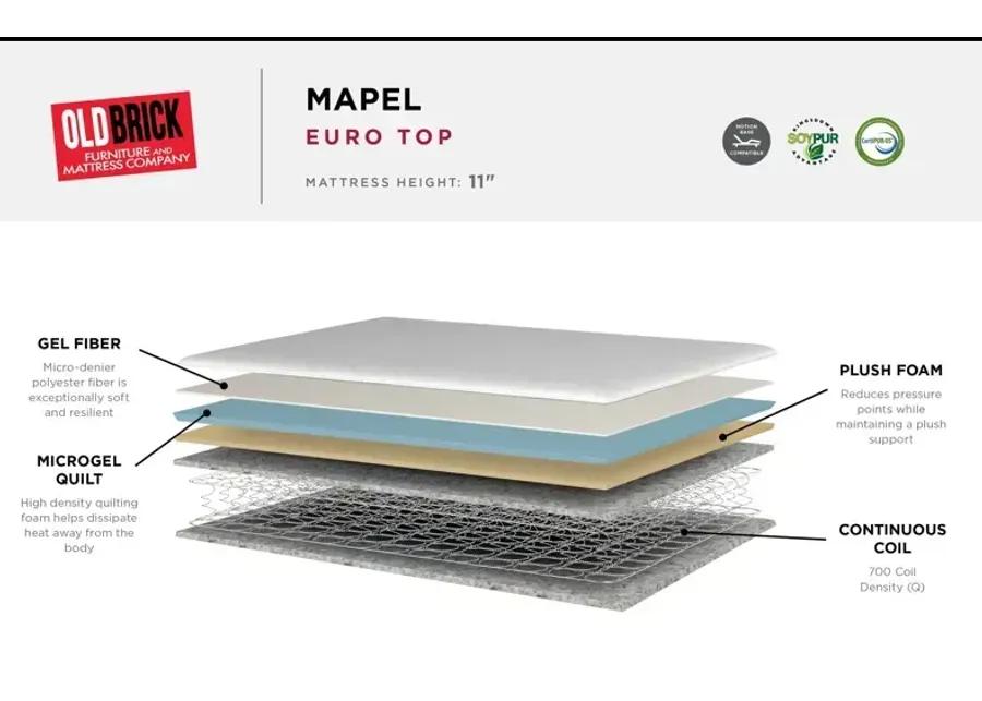 Maple Euro Top 11" Mattress