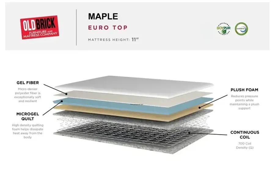 Maple Euro Top 11" Mattress