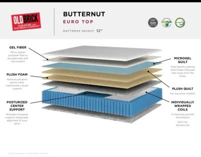 Butternut Euro Top 12" Mattress