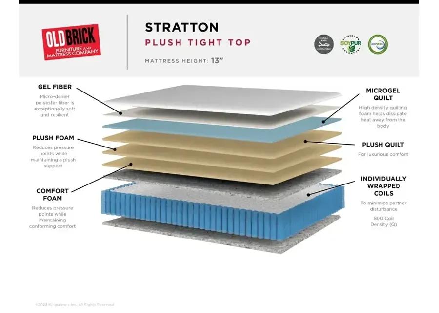 Stratton Plush Tight Top 13" Mattress