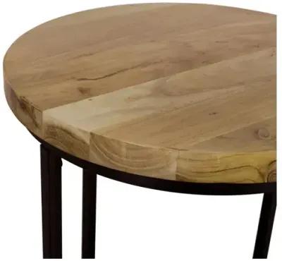 Ames Round End Table