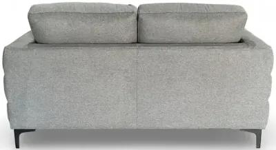 Fuji Loveseat - Furiosa Charcoal w/Black Metal Legs