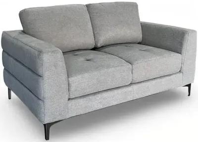 Fuji Loveseat - Furiosa Charcoal w/Black Metal Legs