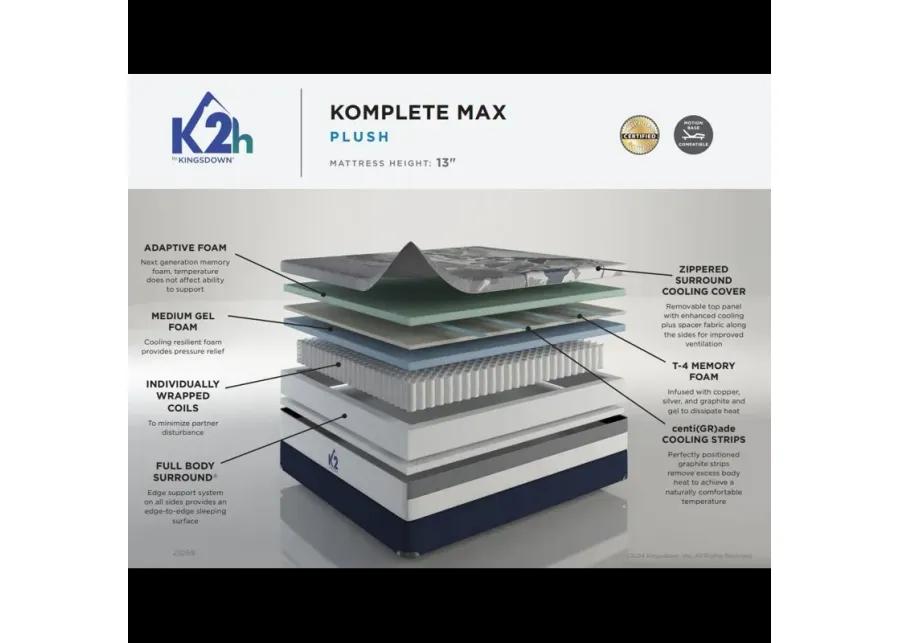 K2H Komplete Max Plush Hybrid Mattress