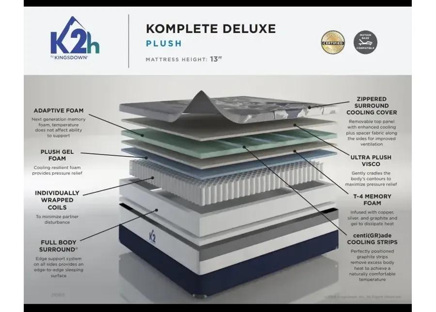 K2H Komplete Deluxe Plush Hybrid Mattress