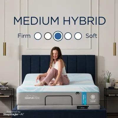 TEMPUR-ActiveBreeze Medium Hybrid Mattress with ProSmart Air Base