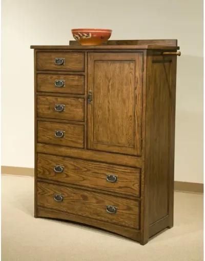 Oak Park Drawer Chest w/Door