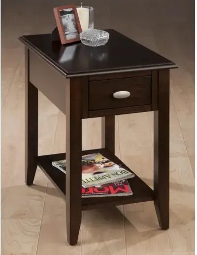 Merlot Chairside Table for Small Spaces