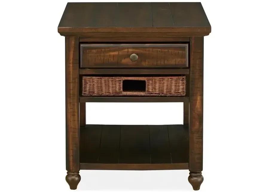 Cottage Lane Rectangular End Table