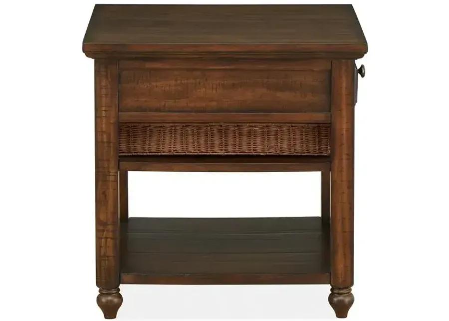 Cottage Lane Rectangular End Table