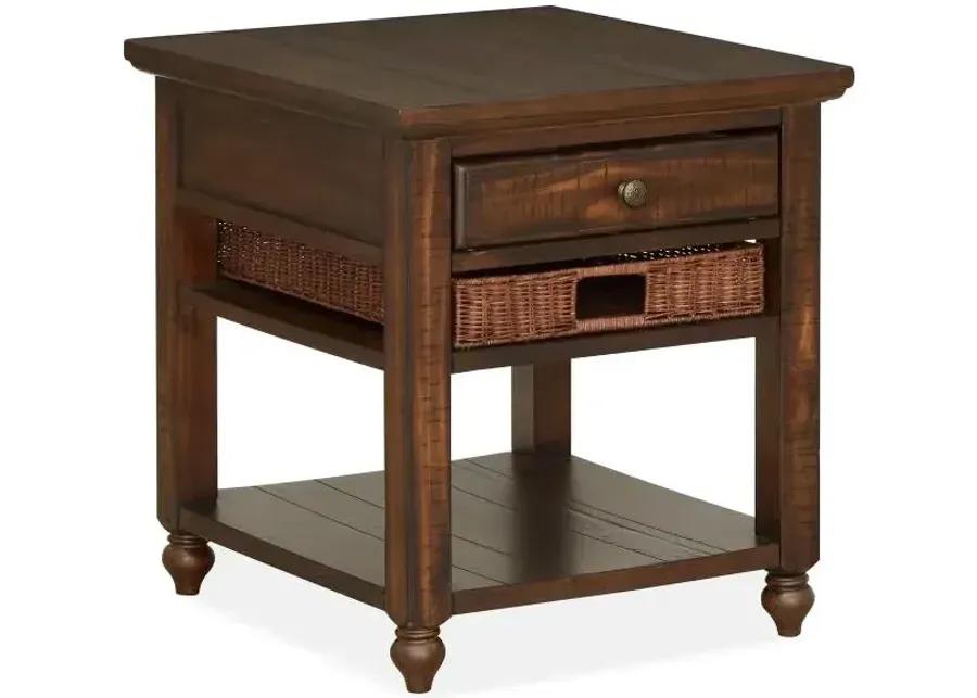 Cottage Lane Rectangular End Table