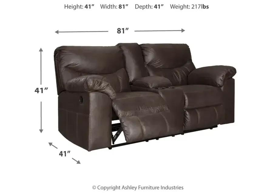 Boxberg Reclining Loveseat with Console